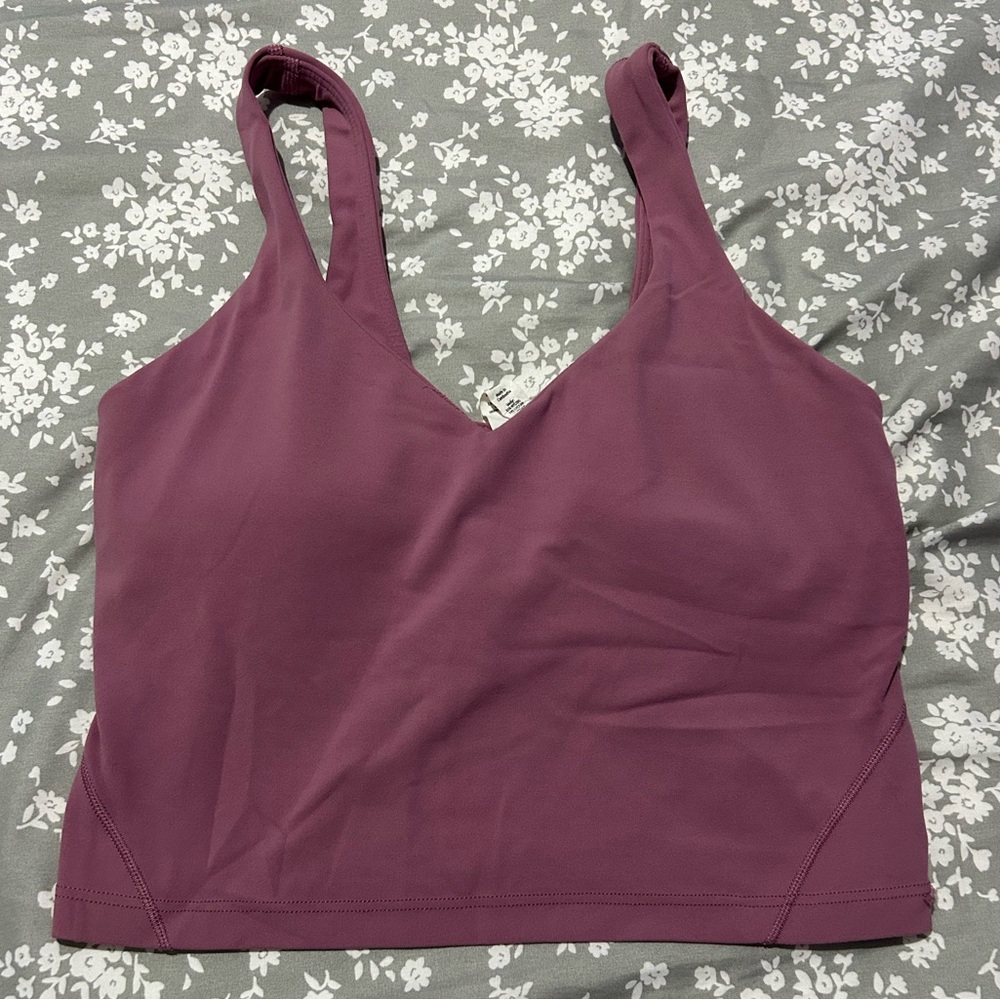 dark mauve lululemon align tank top
